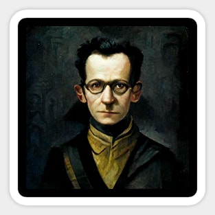Max Stirner Portrait (Imaginary Painting) Sticker